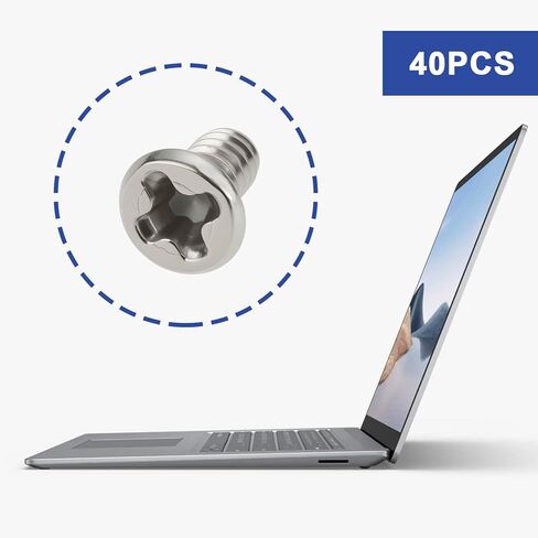 ECSiNG 40 قطعة M2x4mm فيليبس مسامير تثبيت من الفولاذ المقاوم للصدأ للوحات الأم وأجهزة الكمبيوتر المحمولة NVMe M.2 SSD in Saudi Arabia