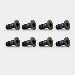 مجموعة براغي علبة بطارية YaroX لـ Holosun EPS، EPS Carry، 507C، 407C، 508T، 509T - مسامير سداسية M2 وM2.5 - أكسيد أسود، قفل الخيوط - مجموعة مكونة من 8 قطع in Kuwait