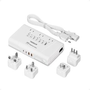TESSAN 600W Pure Sine Wave 220V to 110V Voltage Converter US to Europe in Saudi Arabia
