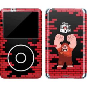 ملصق Skinit لمشغل MP3 متوافق مع iPod Classic (الجيل السادس) 80 جيجابايت - تصميم Disney Wreck-it Ralph Vintage Arcade مرخص رسميًا in Kuwait