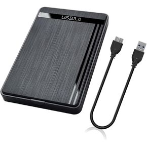 2.5'' External Hard Drive Enclosure USB 3.0 to SATA III Tool-Free External Hard Drive Case for 7mm/9.5mm 2.5 inch SSD HDD with UASP, Compatible with WD Toshiba Samsung Hitachi PS4 Xbox PC TV in Saudi Arabia