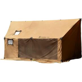 Hammock Hot Tent with Stove Jack and Double-Sided mesh Windows - Spacious, Versatile Wall Tent with Snow Skirt(No Poles)-Waterproof & Windproof, Ideal for Camping, Backpacking, Hiking in Saudi Arabia