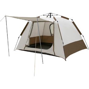 2 Person Instant Pop Up Tent, Camping Tent Easy Setup Integrated Sunshade Awning, Waterproof for Outdoor, Hiking, Beach in Saudi Arabia