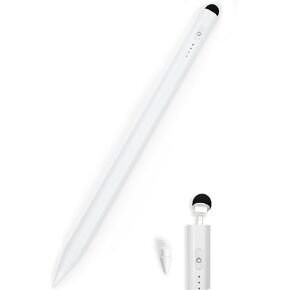 Dual Tip Pencil for iPad 2018-2026: Hidden-Port Stylus with All-Day Battery, Tilt Sensitivity & Palm Rejection, Pen for iPad 11/10-6th, Mini 7-5th, Air 5-3th/M3/M2, Pro 13"/12.9"/11"(M4/M5) in Saudi Arabia
