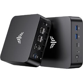 KAMRUI Mini PC, Ryzen 5 3500U (Beats N150/N97 Up to to 3.7 GHz), 16GB RAM 1TB SSD Mini Computers, Mini Desktop Computers Support Dual LAN, Triple 4K Display, WiFi, BT, Office, Home, Business in Saudi Arabia