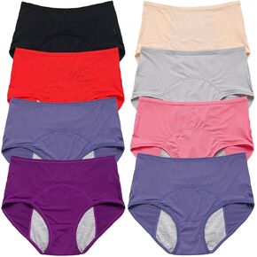 2026 Upgrade Leakproof Ladies Underwear, Incontinence Underwear for Women, Leak Proof Panties for Women Over 60 (Large) in Saudi Arabia