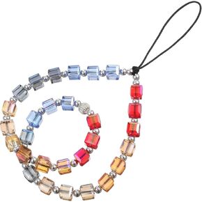Beaded Camera Wrist Strap & Phone Charm, Cute Y2K Aesthetic Beaded Lanyard for Digital Camera, Cell Phone, Bag, Keys, Handmade Bead Wristlet Chain Keychain Gift for Women in Saudi Arabia
