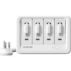 Gitryin 2 Lightning، 2 شاحن حائط قابل للسحب من النوع C، و1 مشترك طاقة، ومحطة شحن سطح المكتب 12 في 1 in Kuwait