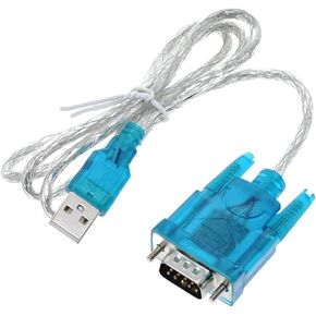 1-10 قطعة HL-340 USB إلى RS232 COM منفذ تسلسلي المساعد الشخصي الرقمي 9 دبوس DB9 مهائي كابلات دعم Windows7 64 (5 قطعة) in Kuwait