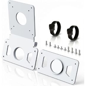VESA Adapter Plate Bracket Kit for iMac 21.5–27 Inch Screens, Late 2009–2020 Models, White Metal VESA Mounting Plate Adapter with 75x75mm /100x100mm, All Screws Included in Saudi Arabia