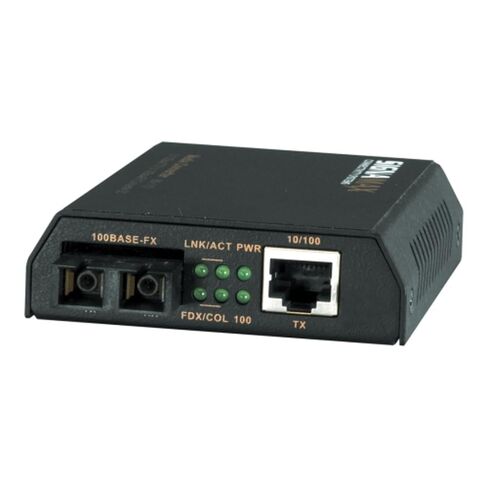 065-1110 10/100BASET/TX إلى 100BASEFX، 2 كم، محول الوسائط، متعدد الأوضاع/SC in Kuwait