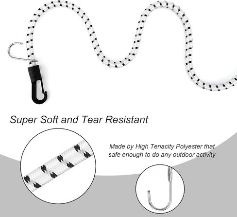 4 Sets Cooler Straps Fixing Ropes with Hooks Adjustable Cooler Accessories Replacement Parts, Outdoor Camping & Travel Accessories in Saudi Arabia