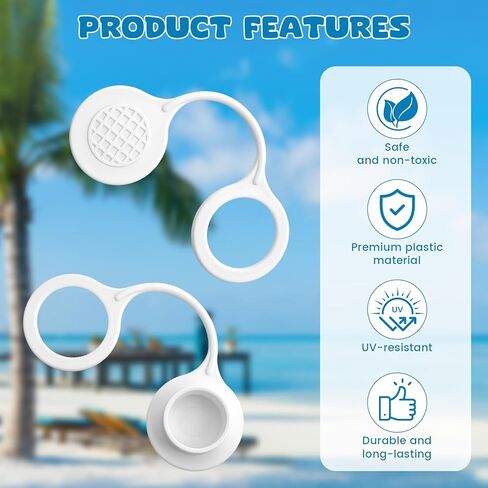 4 PCS Cooler Drain Plug Caps, Triple-Snap Plastic Drain Plug Caps Replacement Parts for Igloo 25-70 QT Ice Chest Coolers in Saudi Arabia