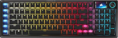 Corsair Vanguard AIR 99 Wireless Low-Profile Optical-Mechanical RGB Gaming Keyboard – QWERTY US, 99% Layout, OPX Switches, 8000Hz Hyper-Polling, Stream Deck Integration, Flashtap SOCD – Black in Saudi Arabia