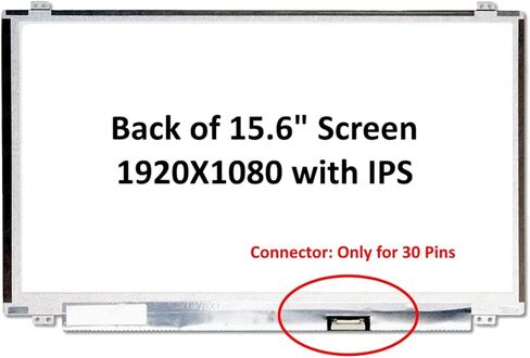 New LCD Replacement Screen 15.6 Inch LP156WFC-SPDB (with Brackets) FHD 1920x1080 30 Pin Matte for Laptop/Display/Screen/LCD Application in Saudi Arabia