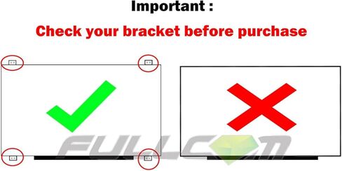 New LCD Replacement Screen 15.6 Inch LP156WFC-SPDB (with Brackets) FHD 1920x1080 30 Pin Matte for Laptop/Display/Screen/LCD Application in Saudi Arabia