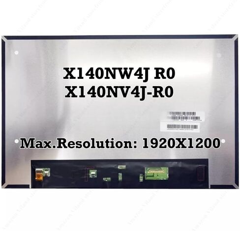 شاشة 14 بوصة لأجهزة الكمبيوتر المحمول X140NW4J R0 X140NV4J-R0 FHD 1920X1200 WUXGA شاشة LCD IPS in Kuwait