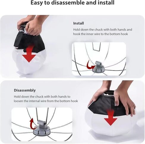 30 cm/11.8 inch Lantern Softbox Spherical Collapsible Soft Box Quick Installation Mini Bowens Mount Studio Photography Video Lighting Accessory in Saudi Arabia