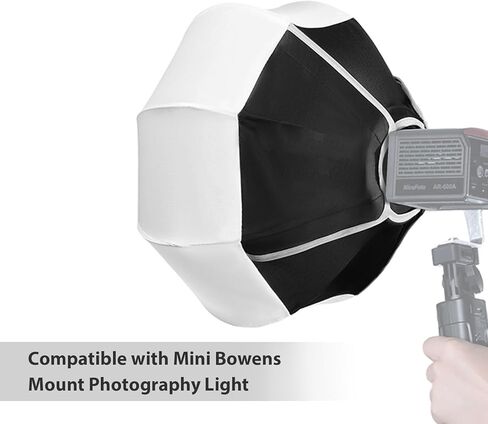 30 cm/11.8 inch Lantern Softbox Spherical Collapsible Soft Box Quick Installation Mini Bowens Mount Studio Photography Video Lighting Accessory in Saudi Arabia