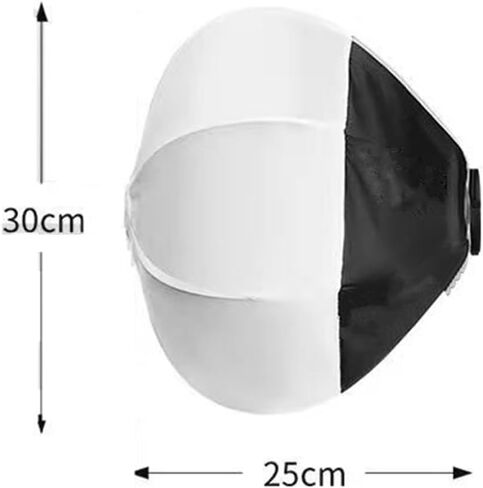 30 cm/11.8 inch Lantern Softbox Spherical Collapsible Soft Box Quick Installation Mini Bowens Mount Studio Photography Video Lighting Accessory in Saudi Arabia