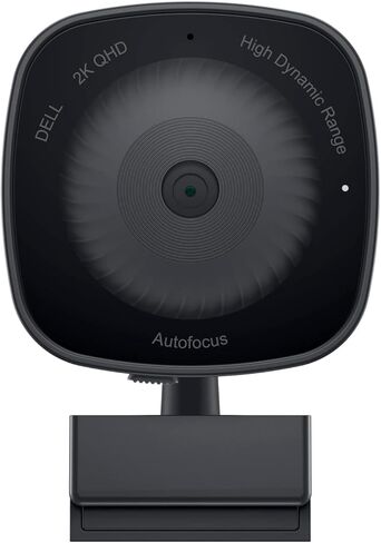 كاميرا ويب ديل WB3023-2K دقة QHD/FHD/HD، مستشعر سوني، فتحة f2.0، اكتشاف الوجه، ميكروفون لتقليل الضوضاء، تكبير 2X HD، USB-A، Microsoft Teams/Zoom معتمد - أسود، wb3023t in Kuwait