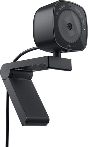 كاميرا ويب ديل WB3023-2K دقة QHD/FHD/HD، مستشعر سوني، فتحة f2.0، اكتشاف الوجه، ميكروفون لتقليل الضوضاء، تكبير 2X HD، USB-A، Microsoft Teams/Zoom معتمد - أسود، wb3023t in Kuwait