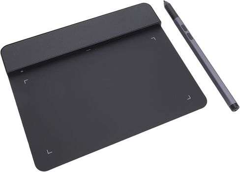 تابلت رسم فوكيت، 4 × 3 بوصة محمول رفيع للغاية 16384 حساسية للضغط بدون بطارية قلم رسم رقمي، فن مع محول OTG للكمبيوتر الشخصي in Saudi Arabia