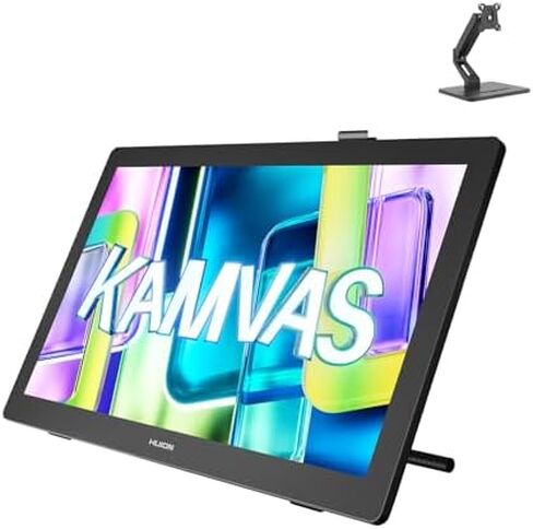 HUION Kamvas 22 (Gen 3) 21.5 Inch 2.5K 90Hz Drawing Tablet with Screen and Single Monitor Arm in Saudi Arabia