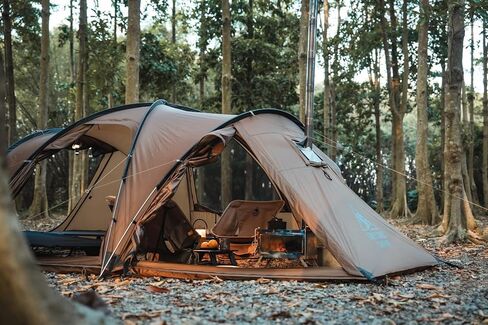 OneTigris ORBITIS Hot Tent, Waterproof 4 Person Tent with Full Size Footprint, 4 Season Tents for Camping, Hiking, Bushcraft, Car Trips in Saudi Arabia