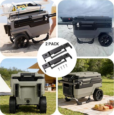 2 Pack Snap-On Cooler Lid Hinges Replacement, Compatible with Igloo Trailmate Journey 70 Qt, Cooler Repair Parts in Saudi Arabia