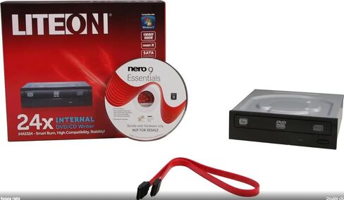 Lite-On iHAS324 24X SATA ناسخ أقراص DVD داخلي CD DVD ناسخ أقراص ضوئية بطبقة مزدوجة 48X CD-R in Kuwait