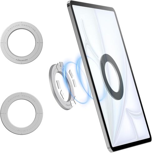 Nillkin for iPad Wall Mount, Magnetic Shower iPad Holder Waterproof, Magnetic Tablet Holder for Car, Magnetic iPad Mount for Kitchen, iPad Fridge Mount, Bathroom, Gym, Office, Set Version - Black in Saudi Arabia