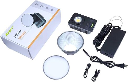 AFEFT SL-PB100R 100W ثنائي اللون، RGB COB LED Light CRI≥95 2500K-6500K درجة حرارة اللون قابلة للتعديل، بث مباشر، تصوير فوتوغرافي in Kuwait