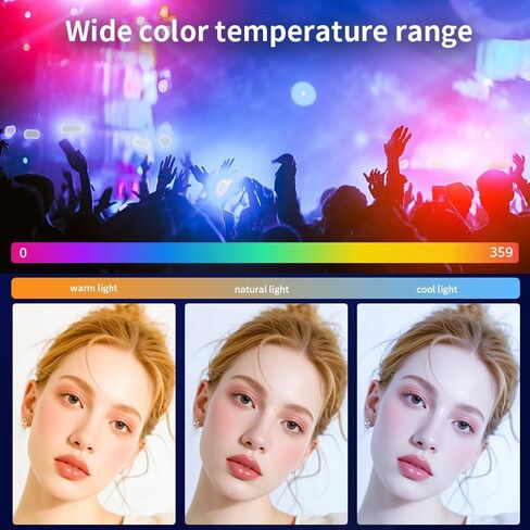 AFEFT SL-PB100R 100W ثنائي اللون، RGB COB LED Light CRI≥95 2500K-6500K درجة حرارة اللون قابلة للتعديل، بث مباشر، تصوير فوتوغرافي in Kuwait