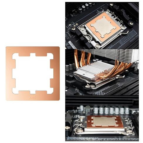AM5 Thermal Pastes Guard AM5 CPU Contacts Frame Thermal Conduction Pad CPU Bending Correction for 7950X 7900X 7700X Thermals Pad in Saudi Arabia
