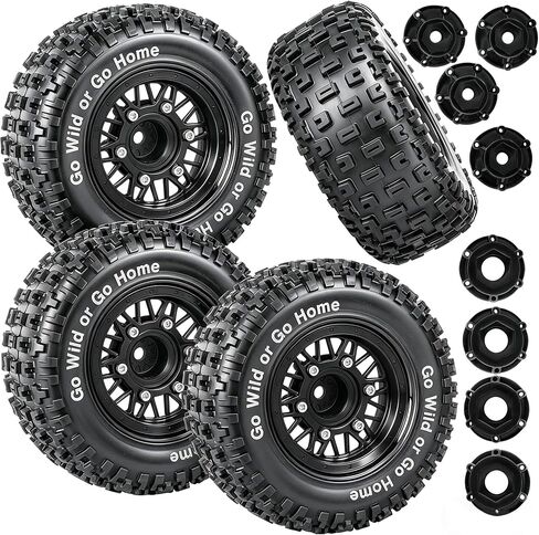 إطارات العجلات RC إطارات الشاحنة 12 مم/14 مم/17 مم من السداس 1/10 SLASH 4 × 4 4WD 2WD/AXIAL/ARCIAL in Saudi Arabia
