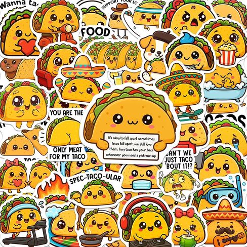 BEATRI Lemon Stickers Waterproof Vinyl 50Pcs Self Affirmation Fruits Lemon Decor & Party Favors for Laptop, Water Bottle, Skateboard & Travel Gear | Non-Repeating Decals, High-Definition Print in Saudi Arabia