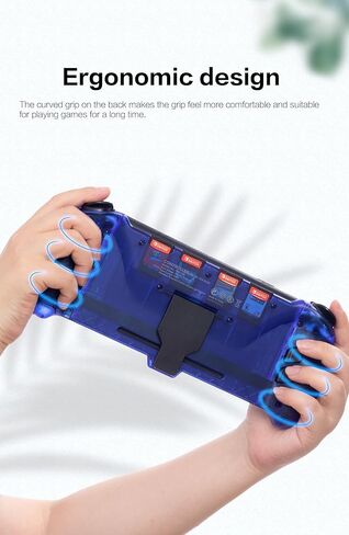 مقبض وحدة تحكم نينتندو سويتش من ECHZOVE، استبدال Joy-Con، لملحقات Nintendo Switch & Switch OLED، جيروسكوبي بستة محاور، اهتزاز مزدوج، مسند و4 فتحات لبطاقات الألعاب، ملحق سلكي محمول باليد in Saudi Arabia