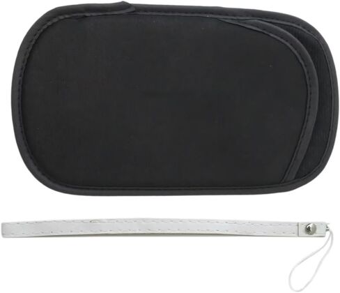 Black Soft Slip in Sleeve Pouch Case with Hand Strap for Sony PSP 1000, 2000, 3000 in Saudi Arabia