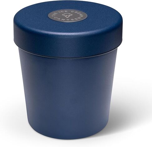 Vacuum Insulated Double Wall Stainless Steel Thermos Container for the pint of ice cream enjoy ice cream anywhere (Blueberry Blue) in Saudi Arabia