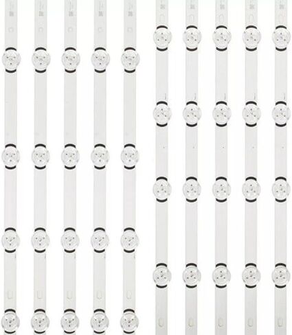 10PCS LED TV Light Strips Replacement for LG 55LB5900-UV 55LF6000-UB 55LF6100-UA T550HVF04.2 in Saudi Arabia