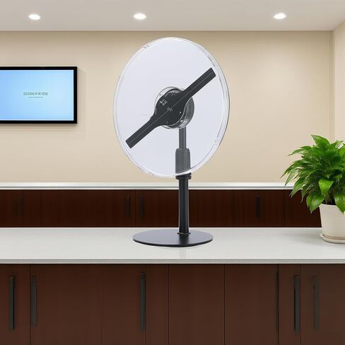 3DHologramFan مع غطاء واقي، تحكم في تطبيق WiFi، بلوتوث عن بعد، LED ساطع، 700 مكتبة فيديو للمعارض التجارية والمعارض وتجارة التجزئة والأحداث (9.06 بوصة + APP + WIFI + جهاز تحكم عن بعد + بلوتوث + غطاء) in Kuwait