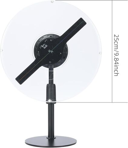 3DHologramFan مع غطاء واقي، تحكم في تطبيق WiFi، بلوتوث عن بعد، LED ساطع، 700 مكتبة فيديو للمعارض التجارية والمعارض وتجارة التجزئة والأحداث (9.06 بوصة + APP + WIFI + جهاز تحكم عن بعد + بلوتوث + غطاء) in Kuwait