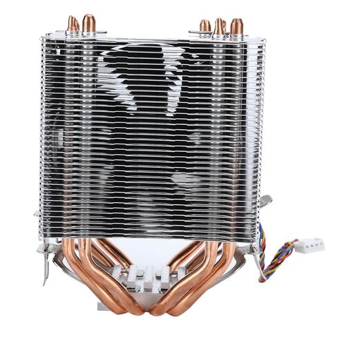 4 Heat Pipe CPU Heat Sink with Aluminum Alloy Double Tower, High Heat Dissipation Efficiency and Fast Heat Dissipation, Suitable for LGA2011 1366 1150 1151 1155 1156 in Saudi Arabia