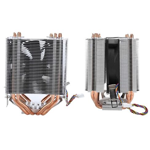 4 Heat Pipe CPU Heat Sink with Aluminum Alloy Double Tower, High Heat Dissipation Efficiency and Fast Heat Dissipation, Suitable for LGA2011 1366 1150 1151 1155 1156 in Saudi Arabia