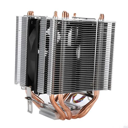 4 Heat Pipe CPU Heat Sink with Aluminum Alloy Double Tower, High Heat Dissipation Efficiency and Fast Heat Dissipation, Suitable for LGA2011 1366 1150 1151 1155 1156 in Saudi Arabia