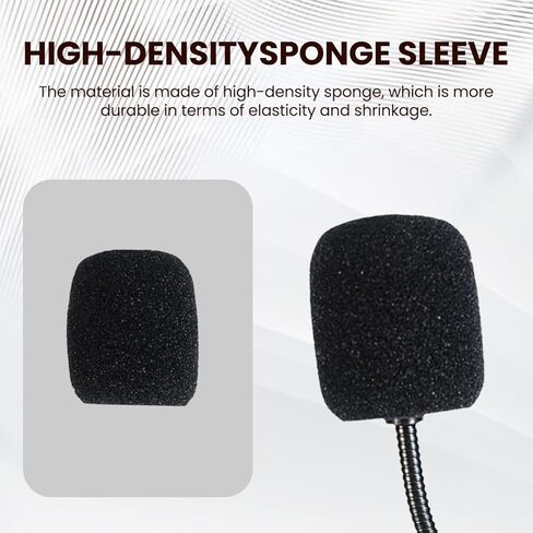 Replacement Microphone Compatible with Logitech G735 Gaming Headset-Flexible Boom Mic with Noise-Canceling Foam in Saudi Arabia