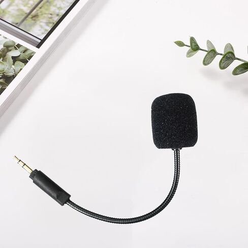 Replacement Microphone Compatible with Logitech G735 Gaming Headset-Flexible Boom Mic with Noise-Canceling Foam in Saudi Arabia