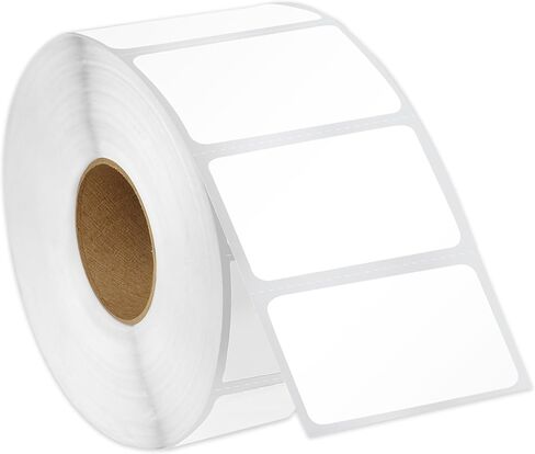 Spartan Industrial - 1.5" X 1" Direct Thermal Labels (1300 Count, 1 Roll) - Barcode Stickers, SKU Labels, and Product Identification - Compatible with Zebra Desktop Printers, NOT Rollo Compatible in Saudi Arabia