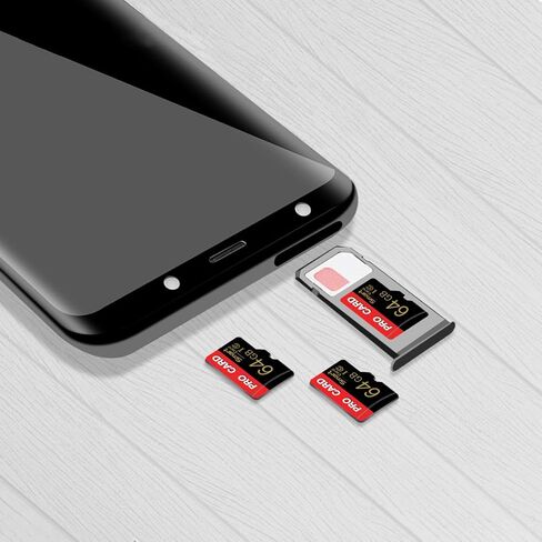 بطاقة ذاكرة سعة 64 جيجابايت، بطاقة ذاكرة صغيرة مع محول فئة 10 عالية السرعة للكاميرا والهاتف الذكي والكمبيوتر اللوحي in Kuwait